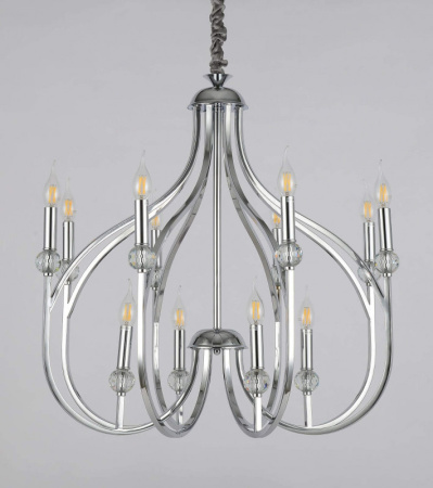 Люстры подвесные — Подвесная люстра Lumina Deco LDP 1250-12 CHR купить в 