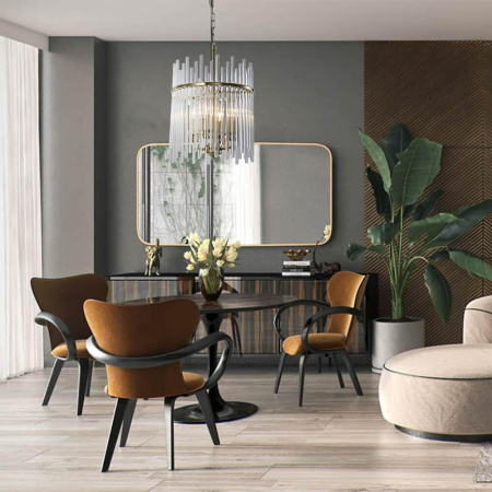 Люстры подвесные — Подвесная люстра Lumien Hall Alte LH3061/4P-CO-CL купить в 