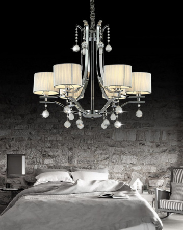 Люстры подвесные — Подвесная люстра Lumina Deco LDP 8443-6 CHR купить в 