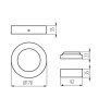 Светильники Downlight — Потолочный светодиодный светильник Kanlux CARSA V2LED 12W-NW-W 28948 купить в  Светильники Downlight — Потолочный светодиодный светильник Kanlux CARSA V2LED 12W-NW-W 28948 купить в