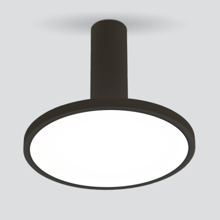 Накладные точечные светильники — Накладной светильник Elektrostandard DLS029 12W 4200K черный матовый купить в 