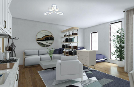 Потолочные люстры — Потолочная светодиодная люстра Escada Grain 10222/3LED 46W купить в 