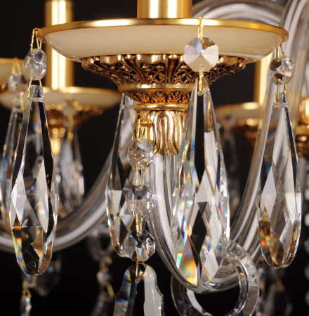 Люстры подвесные — Подвесная люстра Abrasax Tina 3119/8GO купить в 