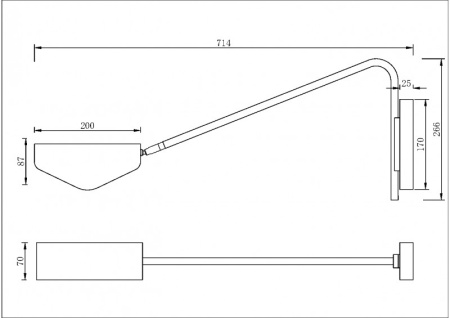 Настенные бра — Бра Maytoni MOD417WL-01BS1 купить в 