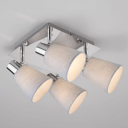 Споты — Спот Eurosvet 20080/4 хром/голубой купить в  Споты — Спот Eurosvet 20080/4 хром/голубой купить в