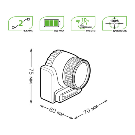 Фонари — Фонарь Gauss GF309 купить в 