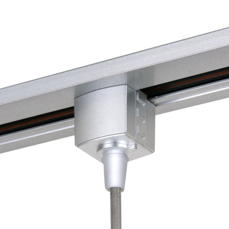 Адаптеры — Адаптер Elektrostandard TRLM-1-CH /Коннектор для однофазного шинопровода серебро купить в 