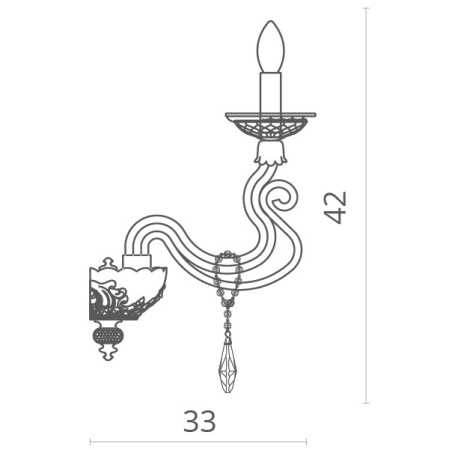 Настенные бра — Бра Divinare 5125/12 AP-2 купить в  Настенные бра — Бра Divinare 5125/12 AP-2 купить в