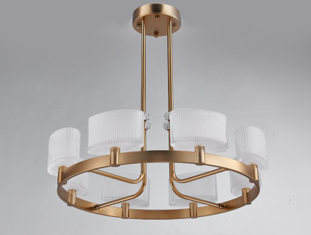Люстры на штанге — Люстра на штанге Newport 4338/PL gold купить в 