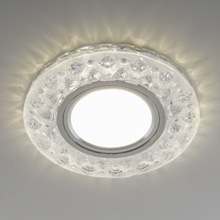 Встраиваемые точечные светильники — Встраиваемый светильник Elektrostandard 2222 MR16 CL прозрачный купить в 