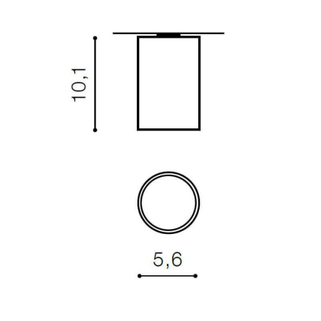 Накладные светильники — Накладной светильник Azzardo Mini Round AZ1707 купить в 