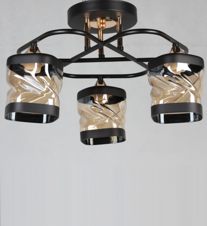 Потолочные люстры — 39652/3 черный купить в 