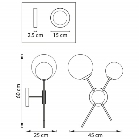 Настенные бра — Бра Lightstar 815620 купить в 