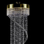 Люстры каскадные — Каскадная люстра Artglass Spiral 600X2500 Chaos CE купить в 