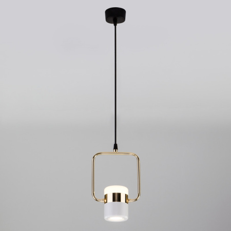 Подвесные светильники — Подвесной светильник Elektrostandard 50165/1 LED золото/белый купить в 