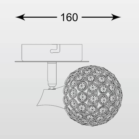 Споты — Спот Zumaline Elia CK8038-1 купить в 