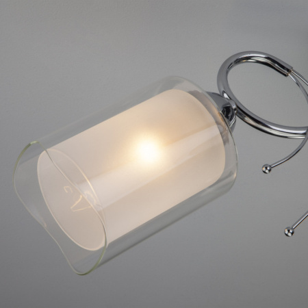 Люстры накладные — Накладная люстра Eurosvet 30122/3 хром купить в 