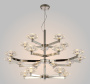 Люстры подвесные — Подвесная люстра Crystal Lux REBECA SP5+10+5 NICKEL купить в 