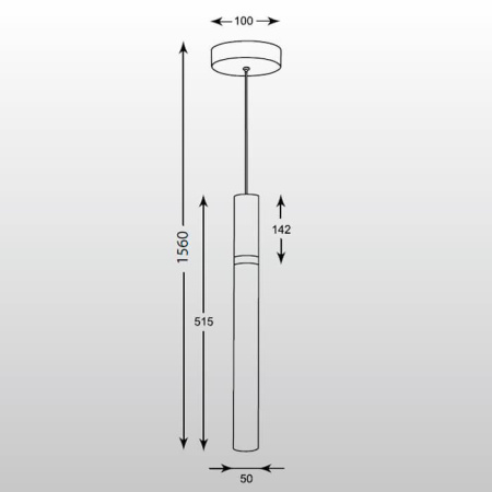 Подвесные светильники — Подвесной светодиодный светильник Zumaline Luis HSP5291C-CH купить в 