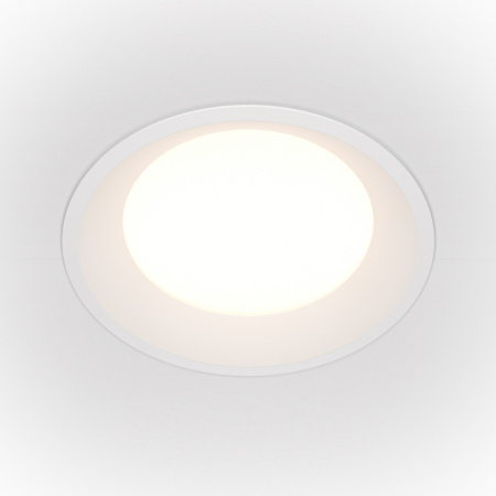 Влагозащищенные точечные светильники — Влагозащищенный светильник Maytoni Technical DL055-18W4K-W купить в 