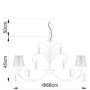 Люстры подвесные — Подвесная люстра ARTE Lamp A1743LM-5WH купить в  Люстры подвесные — Подвесная люстра ARTE Lamp A1743LM-5WH купить в
