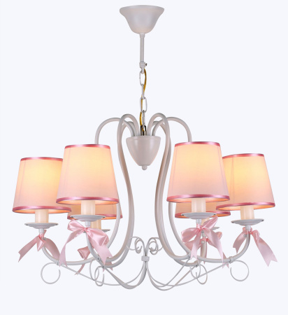 Люстры подвесные — 34826/6 белый купить в 