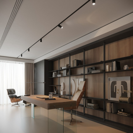 Трековые светильники — Светильник на шине Elektrostandard Slim Magnetic R01 Трековый светильник 6W 4200K (черный) 8501 купить в 