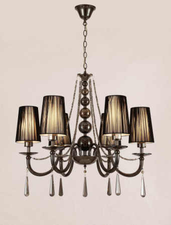 Люстры подвесные — Подвесная люстра Lumina Deco LDP 1200-6 BK купить в 