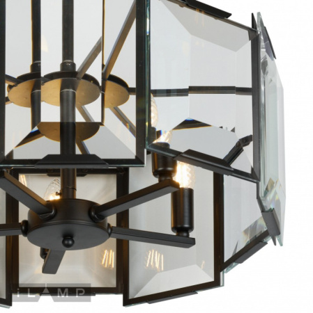 Люстры подвесные — Подвесная люстра iLamp 6115-560BK купить в 