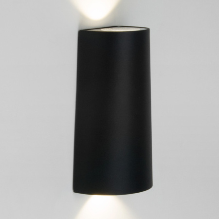 Уличные настенные светильники — Светильник настенный Elektrostandard 1525 TECHNO LED черный купить в 