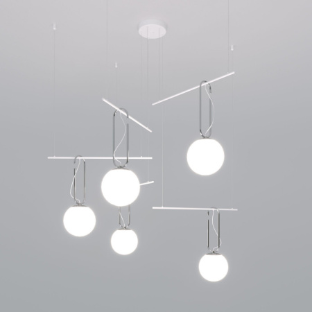 Люстры подвесные — Подвесная люстра Eurosvet 70143/5 белый купить в 