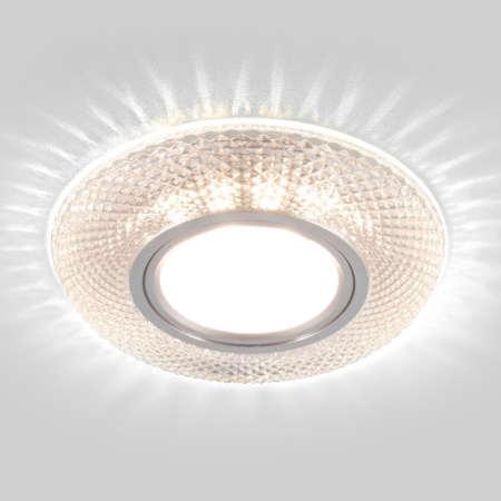 Встраиваемые точечные светильники — Встраиваемый светильник Elektrostandard 2238 MR16 CL прозрачный купить в 