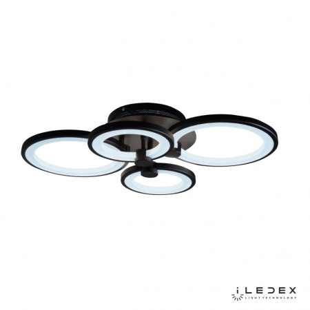 Свет для дома — Потолочная люстра iLedex Ring A001/4 BK купить в  Свет для дома — Потолочная люстра iLedex Ring A001/4 BK купить в