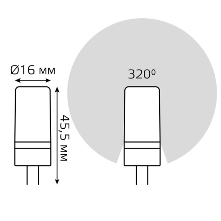 Светодиодные лампы — Светодиодная лампа Gauss 10724 купить в  Светодиодные лампы — Светодиодная лампа Gauss 10724 купить в