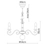 Люстры подвесные — Подвесная люстра ARTE Lamp A1129LM-7WH купить в  Люстры подвесные — Подвесная люстра ARTE Lamp A1129LM-7WH купить в
