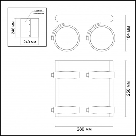 Споты — Спот Odeon Light 3493/40CL купить в 