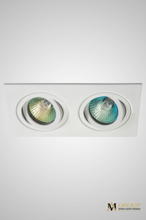 Встраиваемые точечные светильники — Встраиваемый светильник AM Group AM126 WH купить в 