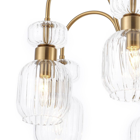 Люстры на штанге — Потолочная люстра Escada Gloss 1141/8PL Clear купить в  Люстры на штанге — Потолочная люстра Escada Gloss 1141/8PL Clear купить в