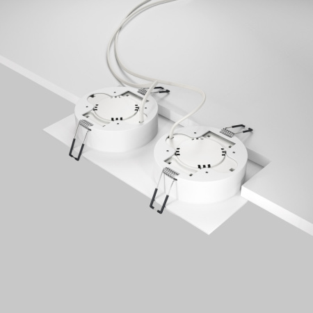 Встраиваемые точечные светильники — Встраиваемый светильник Maytoni Technical DL086-02-GX53-SQ-W купить в 