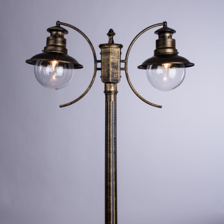 Высокие уличные фонари — Садово-парковый светильник ARTE Lamp A1523PA-2BN купить в  Высокие уличные фонари — Садово-парковый светильник ARTE Lamp A1523PA-2BN купить в