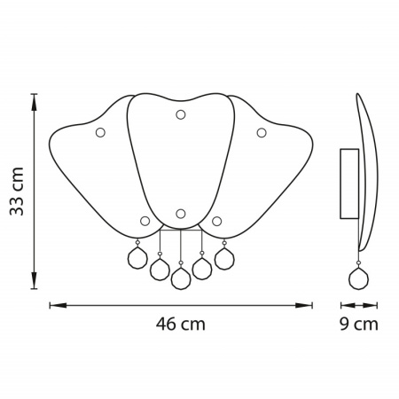 Настенные бра — Бра Lightstar 804640 купить в 