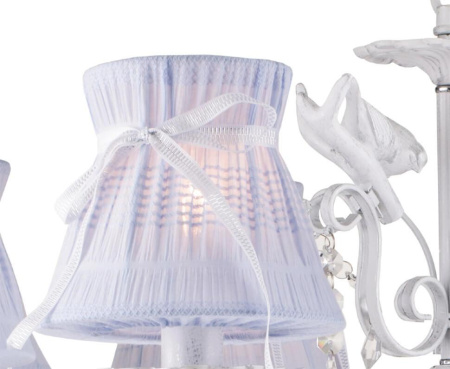 Люстры подвесные — Подвесная люстра Lumien Hall Жизель 1011/8P-WS купить в 