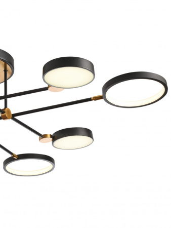 Люстры на штанге — Люстра на штанге Natali Kovaltseva LED LAMPS 81102/6C BRASS BLACK купить в  Люстры на штанге — Люстра на штанге Natali Kovaltseva LED LAMPS 81102/6C BRASS BLACK купить в
