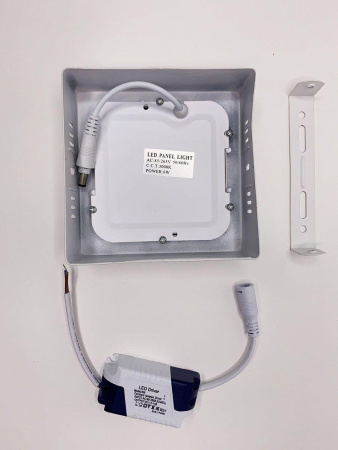 Светильники настенно-потолочные — Настенно-потолочный светодиодный светильник Elvan NLS-702SQ-6W-NH-Wh купить в 