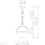 Подвесные светильники — Подвесной светильник ARTE Lamp A1495SO-1BK купить в  Подвесные светильники — Подвесной светильник ARTE Lamp A1495SO-1BK купить в