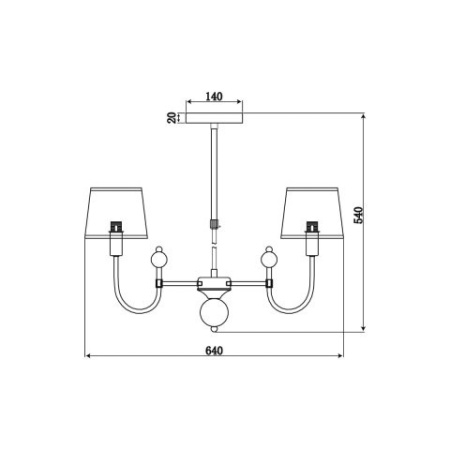 Люстры на штанге — Люстра на штанге Vele Luce VL1933L06 купить в 