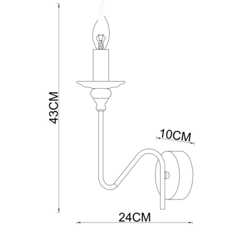 Настенные бра — Бра Divinare 1021/02 AP-1 купить в 