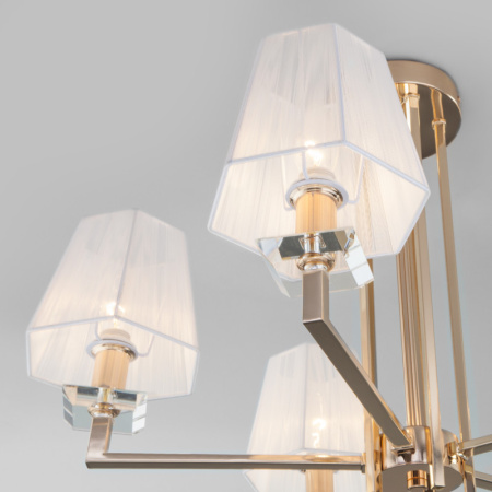 Люстры на штанге — Люстра на штанге Eurosvet 60114/5 золото купить в 