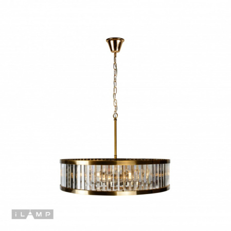 Люстры подвесные — Подвесная люстра iLamp 8945-6 GLD купить в 