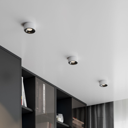 Встраиваемые точечные светильники — Встраиваемый светильник Elektrostandard 25095/LED 10W 4000K белый/черный купить в 